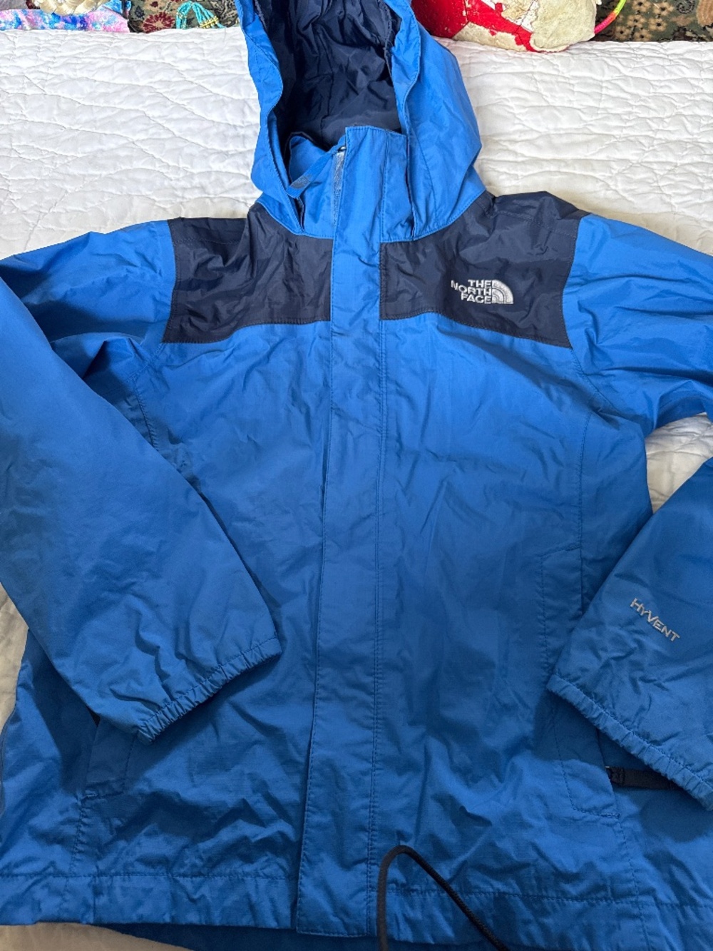 The north face rain coat